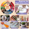 Amrules Friendship Bracelet String, 60 Skeins Cross Stitch Thread with