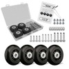 Be:striata 4-Wheel Caster Silent Suitcase Repair DIY Carry Cart 4-Piece