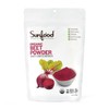 Sunfood Organic Beet Powder 8 Ounce Athletic Performance Smoothie Booster