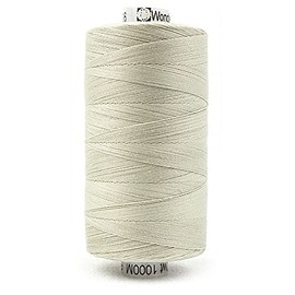 WonderFil Specialty Threads Konfetti Thread Pale Grey, 50wt double gassed Egyptian cotton