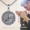 YFN Sisyphus Necklace Sterling Silver Religious Protector Pendant Greek God