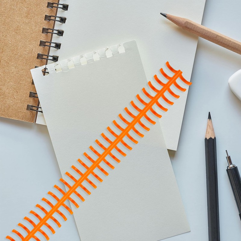 Tabanzhe Binding Spines-10PCS Binding Spine Combs 30 Holes Plastic Click