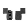 T-40 LED Aluminium Tile Profile Stair Profile 10 mm Black
