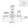 PTNHZ AN4 Turbo Oil Feed Inlet Flange Adapter Kit w/Gasket