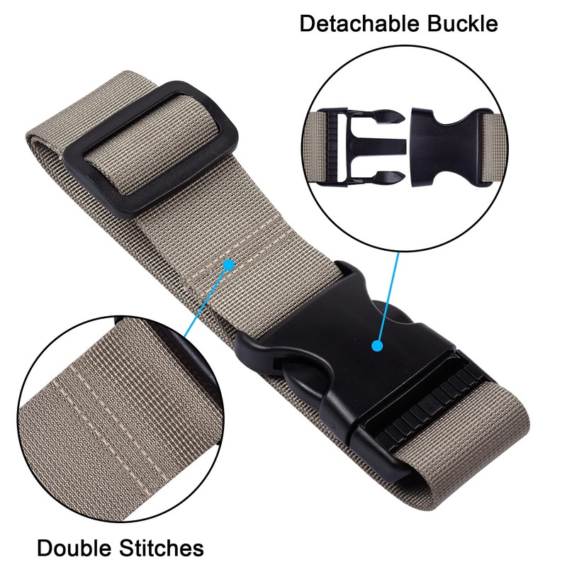 Wisdompro Luggage Strap, Suitcase Connecting Belt, Luggage Organizer, Bag Closing