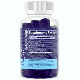 Dippin’ Dots - Elderberry Gummies with Vitamin C & Zinc (120 Gummies)| Immune Defense Supplement with Natural Flavors | Pectin Fruit Gluten Free Immune System Booster Gummies for Adults