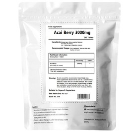 UKHealthHouse Acai Berry 3000mg | Vegan Friendly | Tablets from Brazil Supplement | Double Strength Superfood | Antioxidant Health Maintenance, Energy (360 tabs)