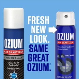 Ozium® 3.5 Oz. Air Sanitizer & Odor Eliminator for Homes, Cars, Offices and More, Carbon Black Scent - 3 Pack