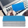 50Pcs Blue 0.45mm Thicken Marking Metal Card Test Material Nameplate