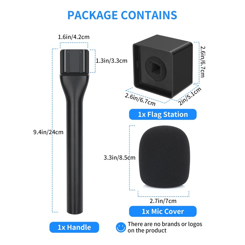 YOUSHARES Lavalier Microphone Handle for RODE Wireless GO/GO 2/ME/Pro &