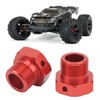 2Pcs RC Aluminum Wheel Hex Hubs 24mm Aluminium Alloy Stable