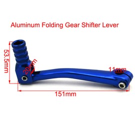 DJ-Motor 13mm CNC Kick Start Starter Lever & 11mm Gear Shifter Lever for 50cc 70cc 90cc 110cc 125cc Pit Dirt Bike DHZ SSR Stomp Demon X Braaap Atomik WPB