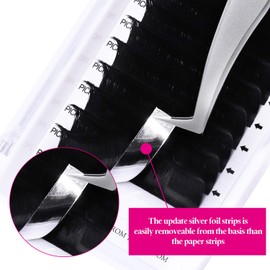 Easy Fan Lashes Self Fanning Volume Russian Eyelash Extensions 0.05C Curl 16mm Automatic Blooming Volume Easy Fan Lashes FADVAN(0.05-C-16)