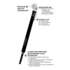 Slime 20490-5 Tire Gauge, Elite Pencil, Air Lock Technology, 10-120