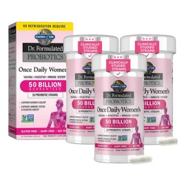 3pc Probióticos Para Mujer: 50b Ufc, 16 Cepas + Prebióticos