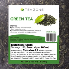 Tea Zone 8.5 oz Green Tea, 25Count