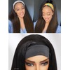 Julia Hair 12A Headband Wig Human Hair Yaki Straight Glueless