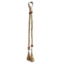 Witchcraft Decor Witch Bells for Door Knob for Protection - 16 Inch Wiccan Door Hanger Garland for Boho Home Room Decoration (Pack of 2)