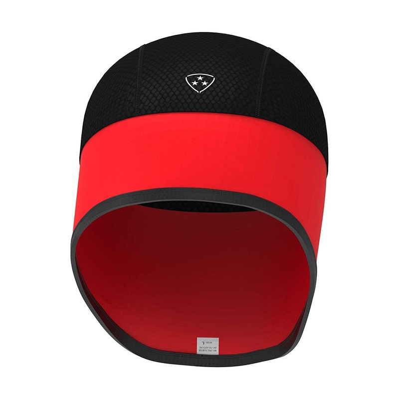 DHERA Thermal Cycling Cap Bike Helmet Liner Skull Cap (Red,