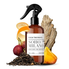 Aromatizante para Hogar | Atomizador de 250ml | Aroma SOHO MILANO Espacios | CASA TAVINHO | Para Casa y Oficina | Eliminador de Olores