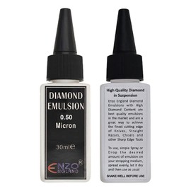 ENZO ENGLAND Poly Diamond Stropping Emulsion Suspension Abrasive Lapping Fluid Premium Stropping Diamond Emulsion Sharpening Knifes Razor (0.50 Micron)