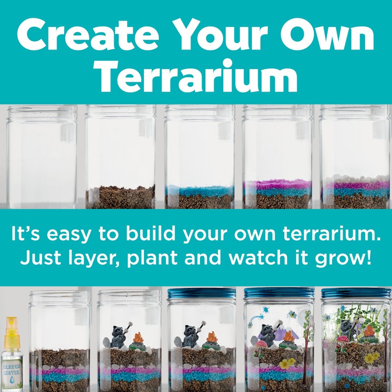 Creativity for Kids Grow 'N Glow Terrarium Kit - Educational