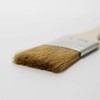 Hake City Brush Gold Roll Rack Brush, Wooden Handle, White