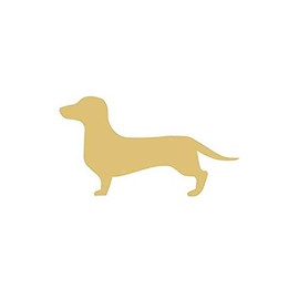Dachshund Cutout Unfinished Wood Home Decor Everyday Dog Lover Door Hanger MDF Shape Canvas Style 1