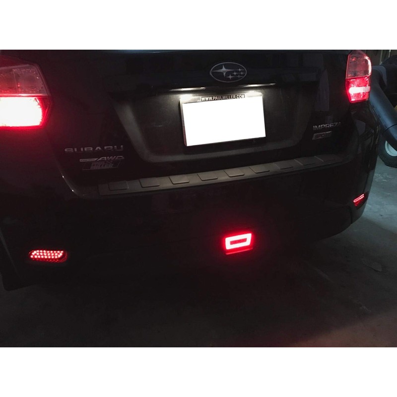 iJDMTOY Smoked Lens 3-in-1 Full LED Rear Fog Light Kit