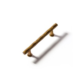 JIASENBAO Antique Brass Cabinet Pulls 3.78" Hole Center 10 Pack Hammered Vintage Cabinet Handles Decorative Kitchen Drawer Dresser Cupboard Bathroom Vanity Cabinet Hardware Rhombus