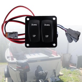 HRepair Trim Tab Switch (Double Rocker) Replacement Lenco Trim tab Switch 10222-211D