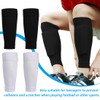 OIGWBPH 2 Pairs of Shin Pads Socks, Football Shin Pads