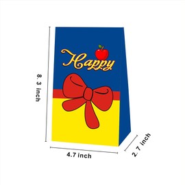 FFGJA 12pcs White Girl Birthday Party Gift Bags Goodie Bags, White Girl Party Supplies for Kids Birthday Decorations