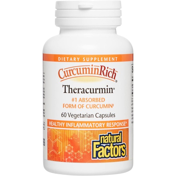 Natural Factors Natural Factors, CurcuminRich Theracurmin, 30 mg, Formulated for
