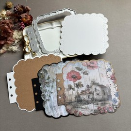 LZBRDY - Troqueles de corte de metal de fondo 3D para álbumes de recortes, marco de encaje troquelado para manualidades, tarjetas de fiesta de boda y decoración de álbumes (marco de fondo de borde de