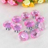 10Pcs Crystal Cabinet Knobs,30mm/1.18inch Pink Diamond Decorative Pulls Handles Diamond