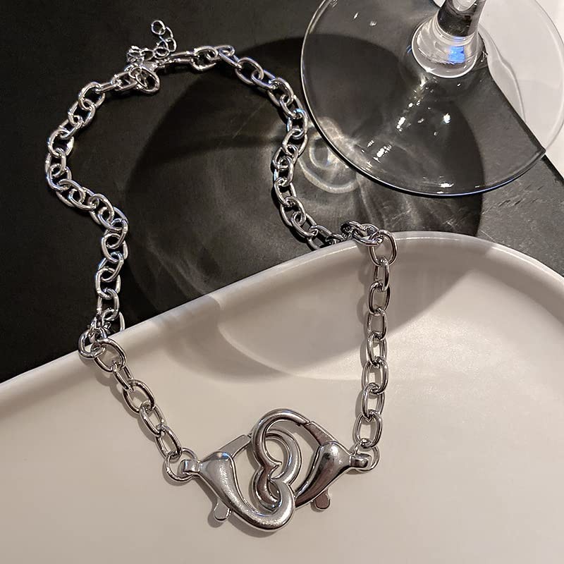 Halgio Orchan Street Necklace, Handcuffs, Women's Heart, Mine Type, Cute,