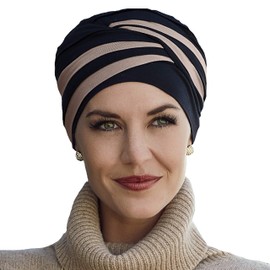 Christine Headwear Shanti Caretech TurbanHeadwear Women Black One Size