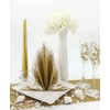 50 Napkins Fabric-Like – Romantic; Colour: Gold, Size: 40 x