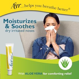 Gel nasal Ayr Saline, con aloe calmante, tubo de 0.5 onzas (Paquete de 1)