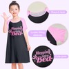 Play Tailor 2Pcs Girls Nightgowns Kids Pajamas Princess Nightgown Dress
