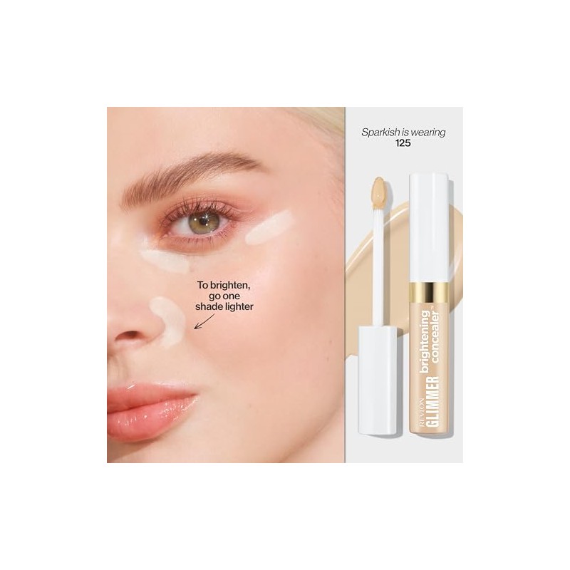 Corrector/Illuminador Revlon Glimmer Brightening Concealer Tono 125 9ml