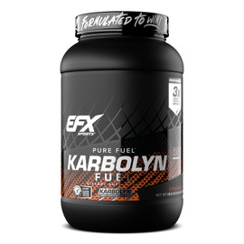EFX Sports Karbolyn Fuel | Fast-Absorbing Carbohydrate Powder | Carb Load, Sustained Energy, Quick Recovery | Stimulant Free | 35 Servings (Orange)