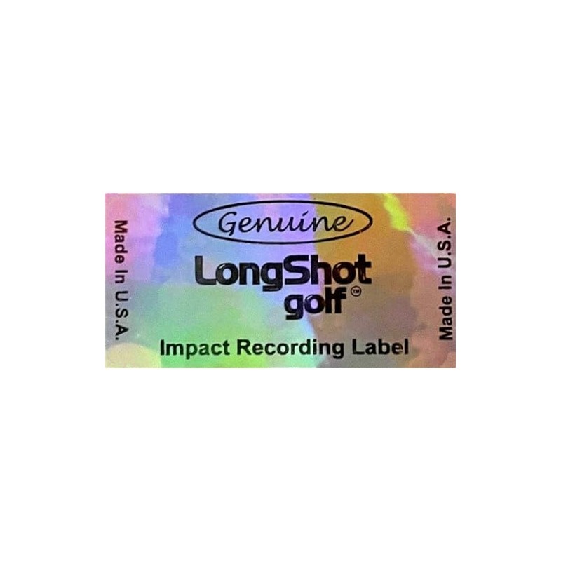 LongShot Golf 75 Label Refill Pack, Model: 75 Label Refill