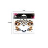 Pack of 2 Cheetah Print Face Stickers Leopard Print Tattoos