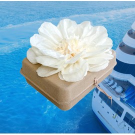 Biodegradable Water Burial Urn Kit - Cruise Approved | Ocean Ashes Scattering Ceremony with Certificate | Eco-Friendly Memorial Urn. (Small)