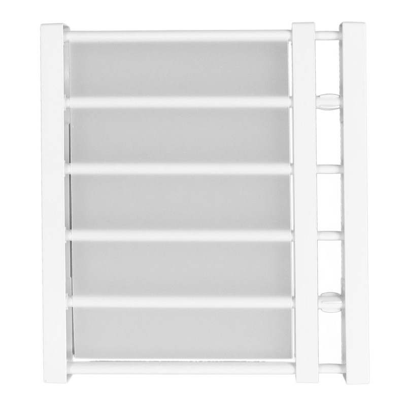 Tension Rod Shelf Adjustable Length Space Saving Nail Free Expandable