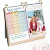ZEEYUAN Photo Calendar 2025-2026 Desk Calendar for Your Own Photos