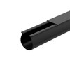 Garage Door Bottom Weather Seal T-Ends 20' Long, Black Strip