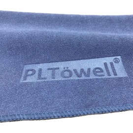 PLTöwell Premium Microfiber Car Drying Gray Towel - 2Pcs(16"x16") Household Cleaning，Auto，Outdoor，Wiping TV，Ultra Absorbent, Scratch-Free, Streak-Free, Easy to Clean, Durable, High-End Quality
